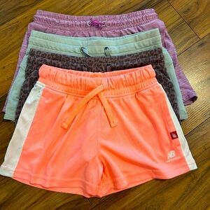 Girls athletic shorts. Size 8. New balance, Freely and all in motion. Super soft